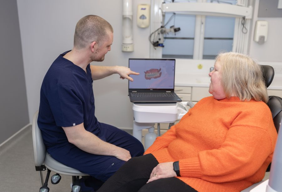 What is involved in having dentures made? image