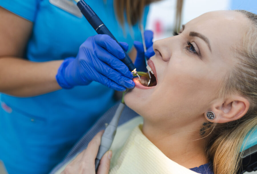 What does local anaesthetic with The Wand involve? image