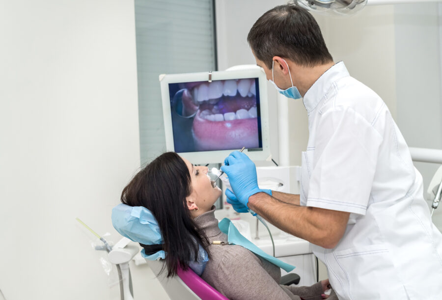 Intraoral camera image