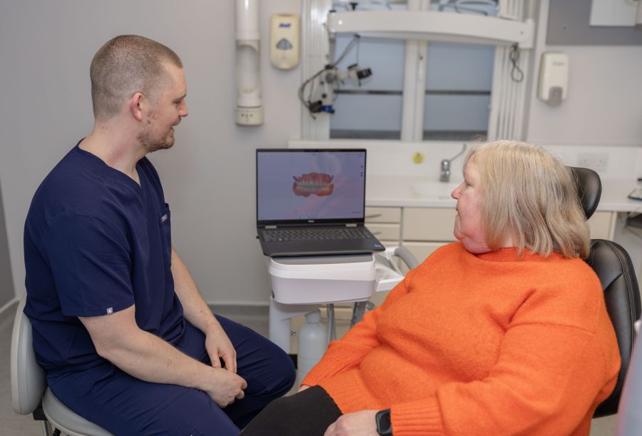 Intraoral camera image